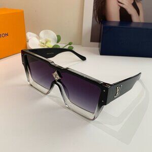 Louis Vuitton Black Sunglasses with Purple Lenses